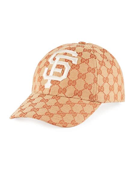 GUCCI BASEBALL CAP SF GIANTS GG SUPREME LOGO 